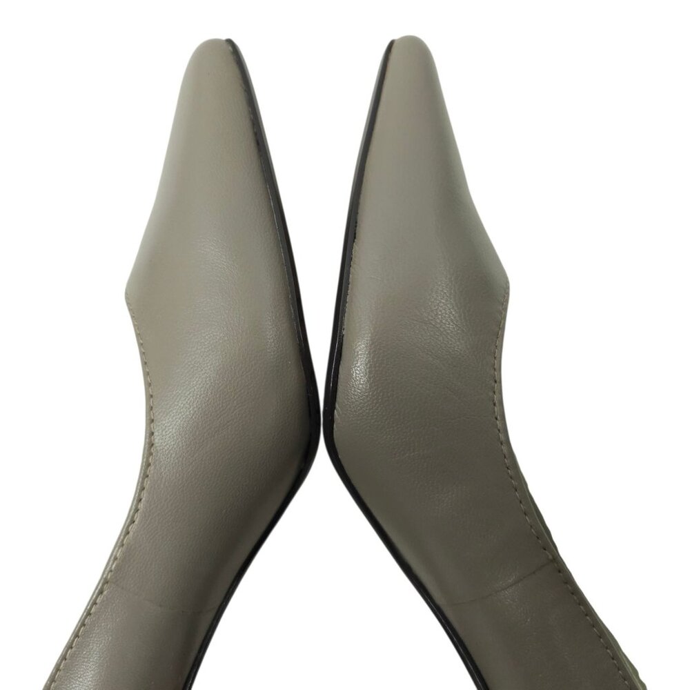 Bella Vita WOW Taupe Pump Womens Size 5 M Kitten Heel Kidskin Leather NEW - Picture 12 of 15